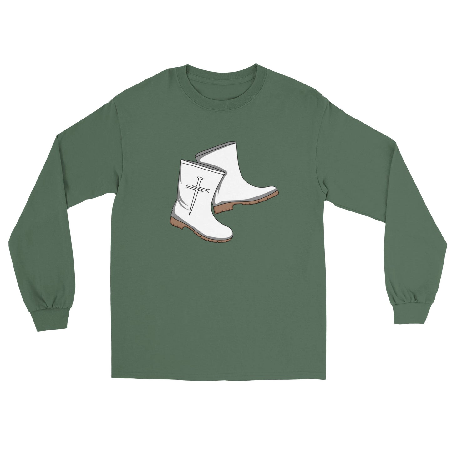 "3 Nails Cross" Classic Unisex Long sleeve T-shirt