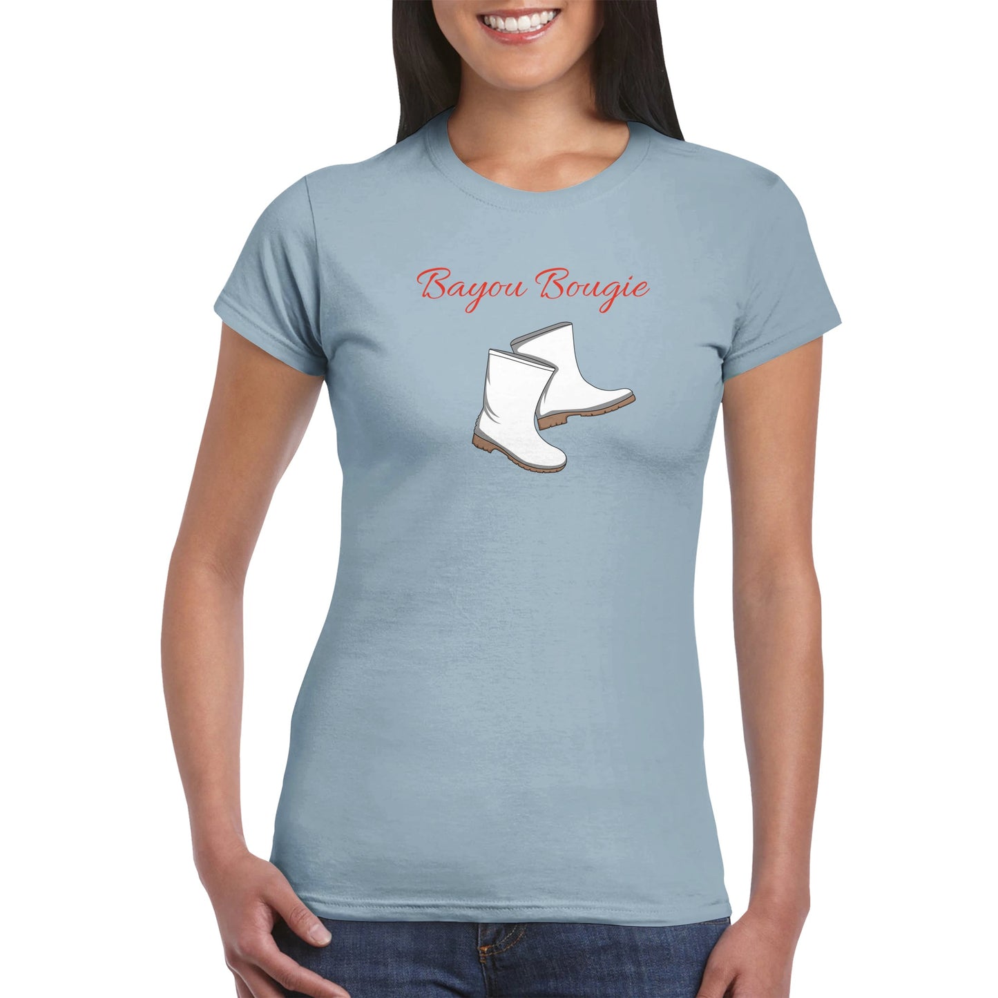 Bayou Bougie Classic Womens Crewneck T-shirt