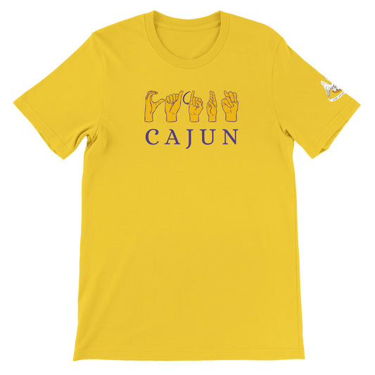 "ASL Cajun" Premium Unisex Crewneck T-shirt