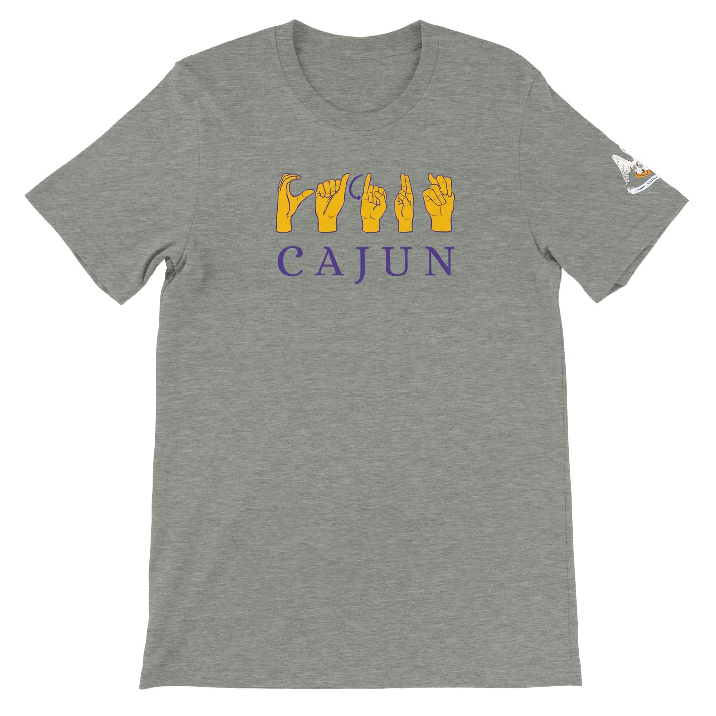 "ASL Cajun" Premium Unisex Crewneck T-shirt