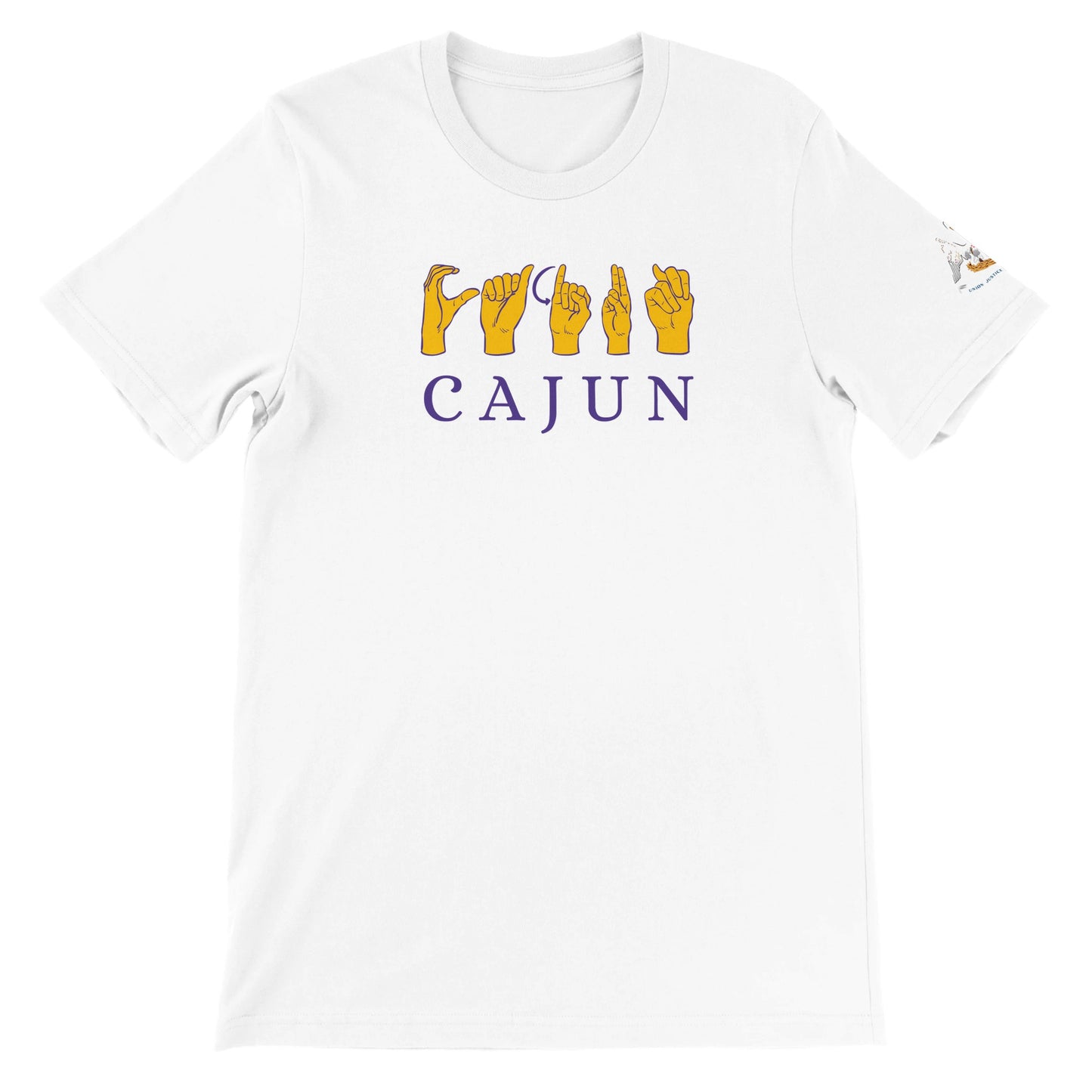 "ASL Cajun" Premium Unisex Crewneck T-shirt