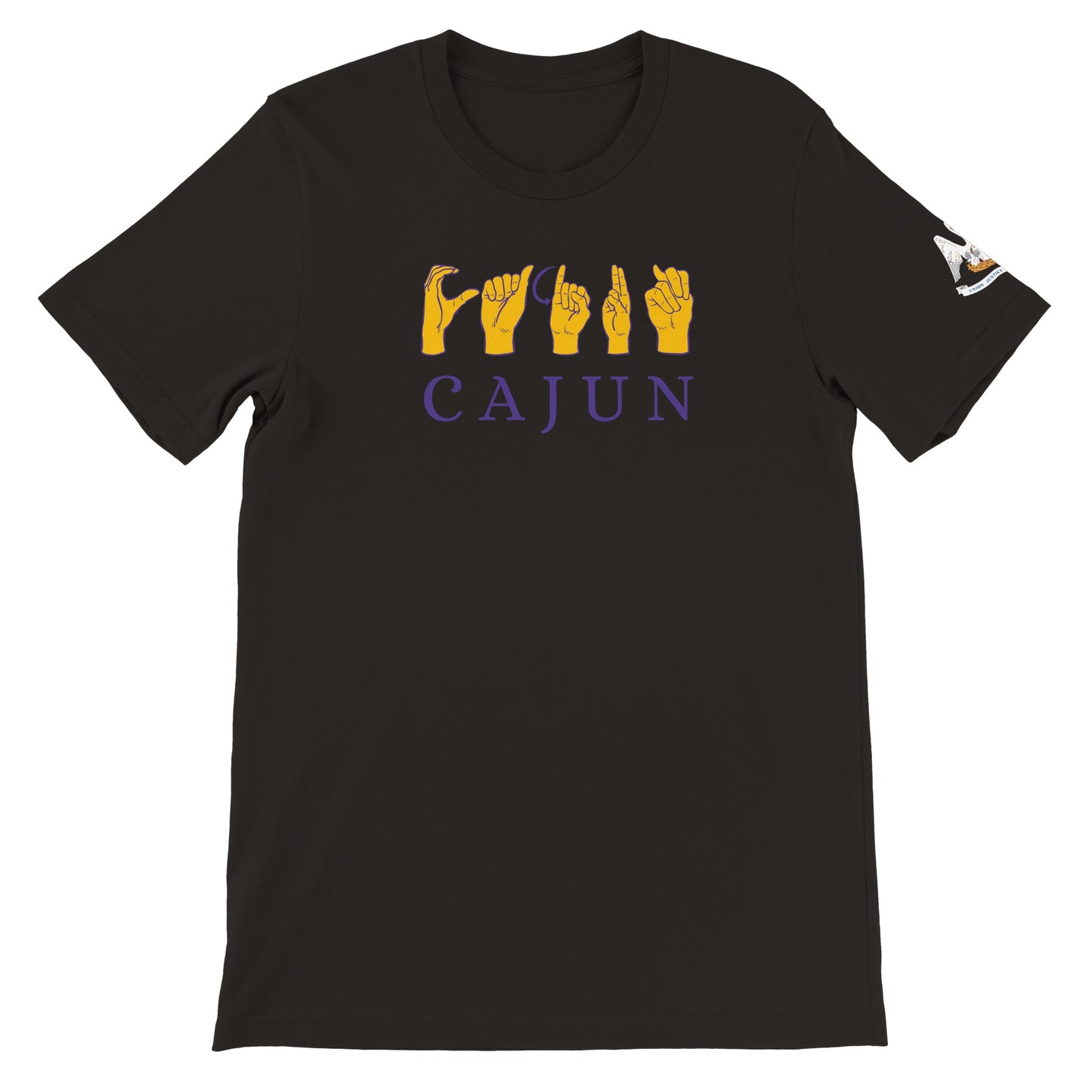 "ASL Cajun" Premium Unisex Crewneck T-shirt