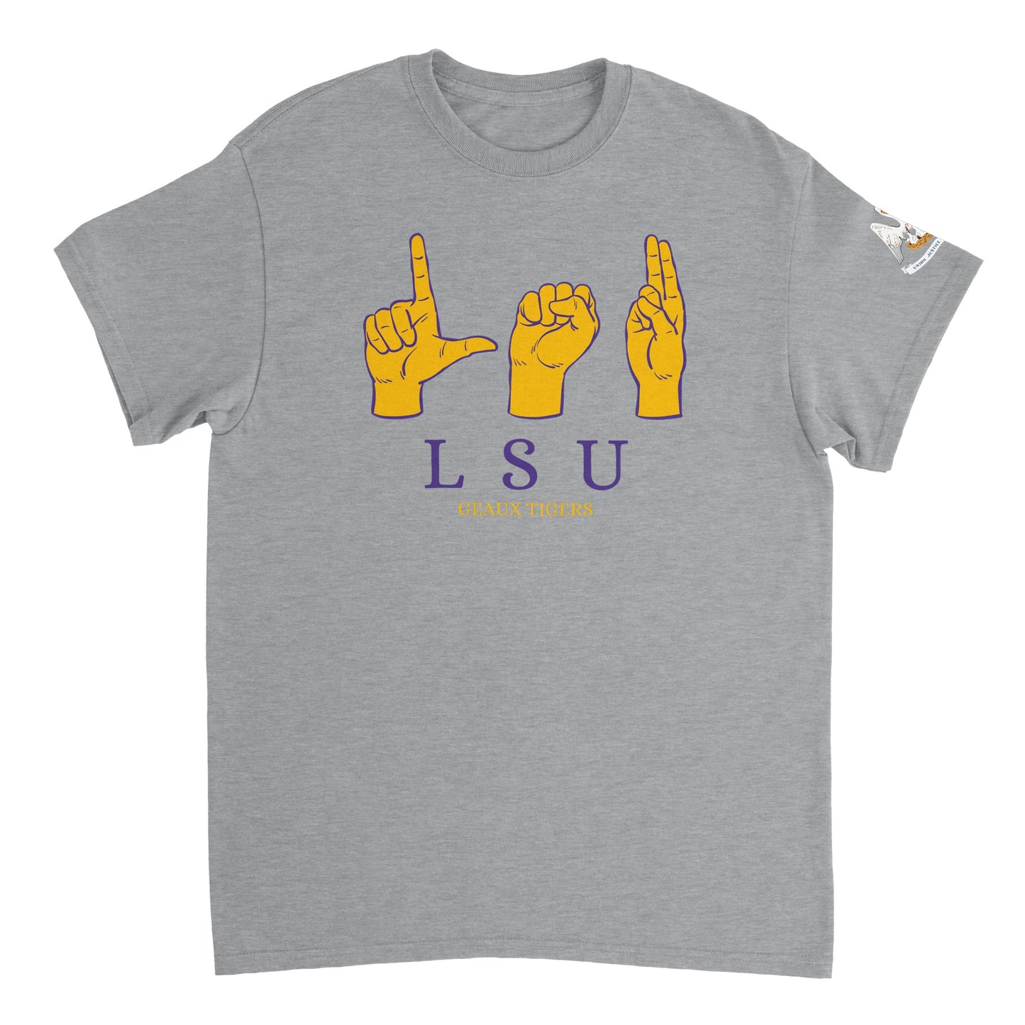 ASL LSU Heavyweight Unisex Crewneck T-shirt