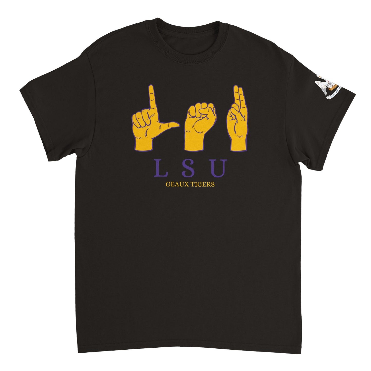 ASL LSU Heavyweight Unisex Crewneck T-shirt