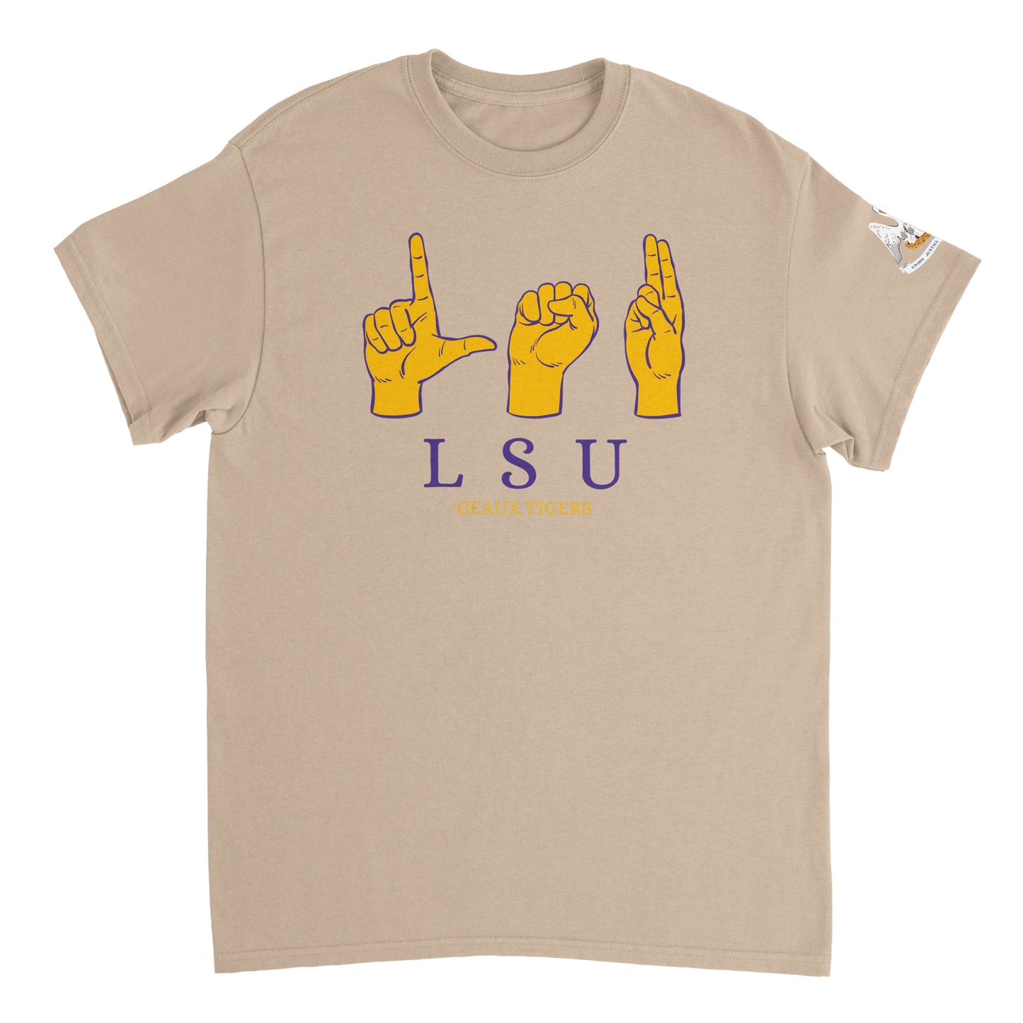 ASL LSU Heavyweight Unisex Crewneck T-shirt