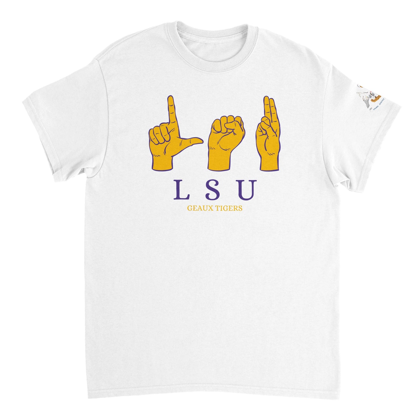 ASL LSU Heavyweight Unisex Crewneck T-shirt