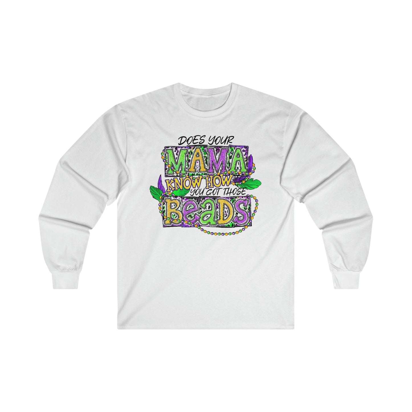 "Yo' MAMA" Ultra Cotton Long Sleeve Tee