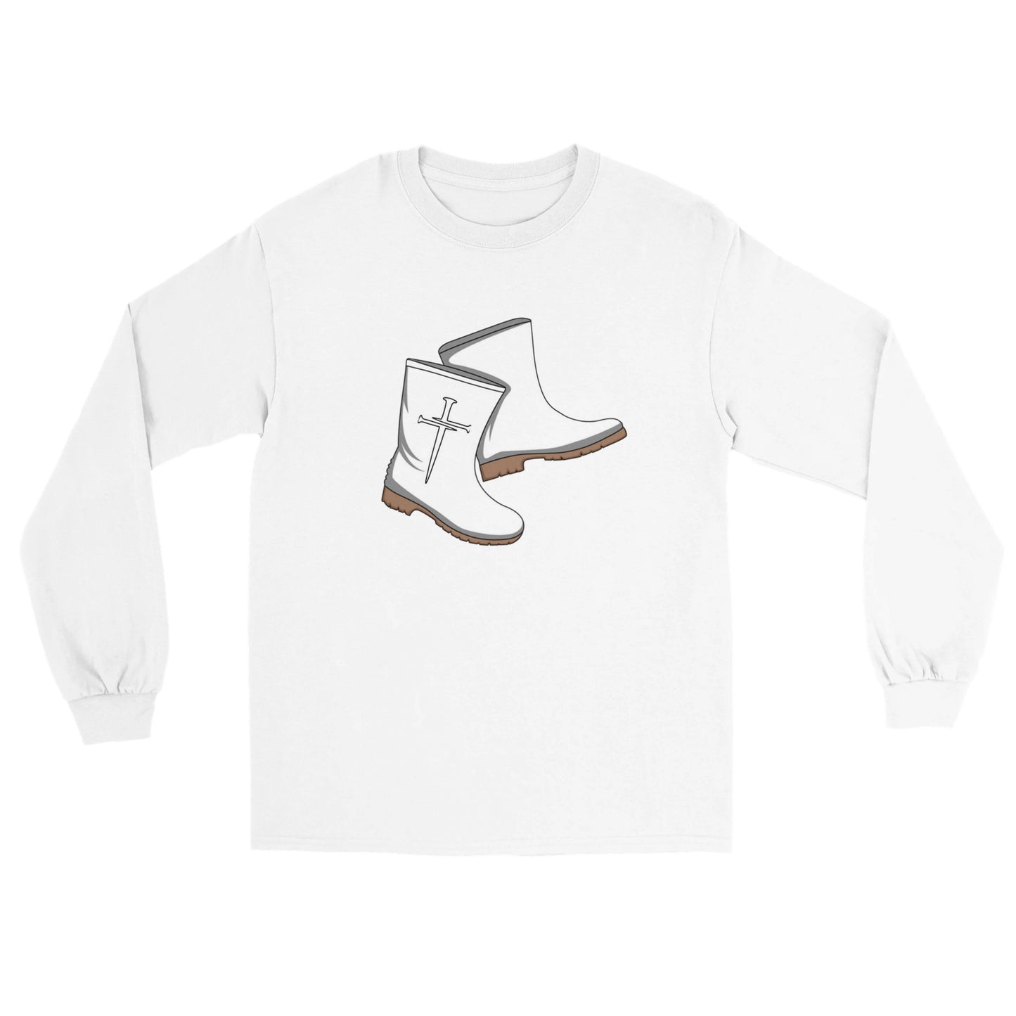 "3 Nails Cross" Classic Unisex Long sleeve T-shirt