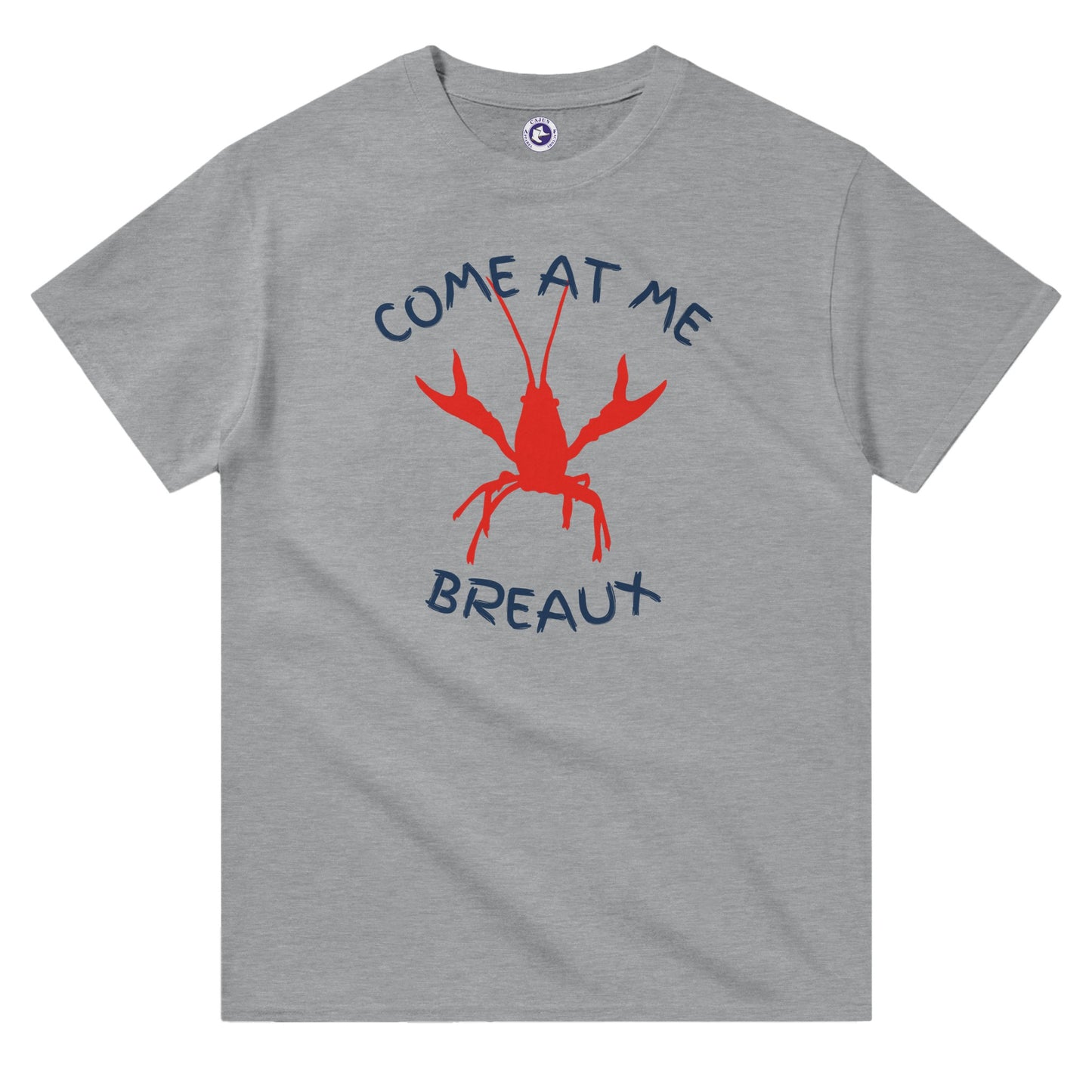 "Come at Me" Heavyweight Unisex Crewneck T-shirt