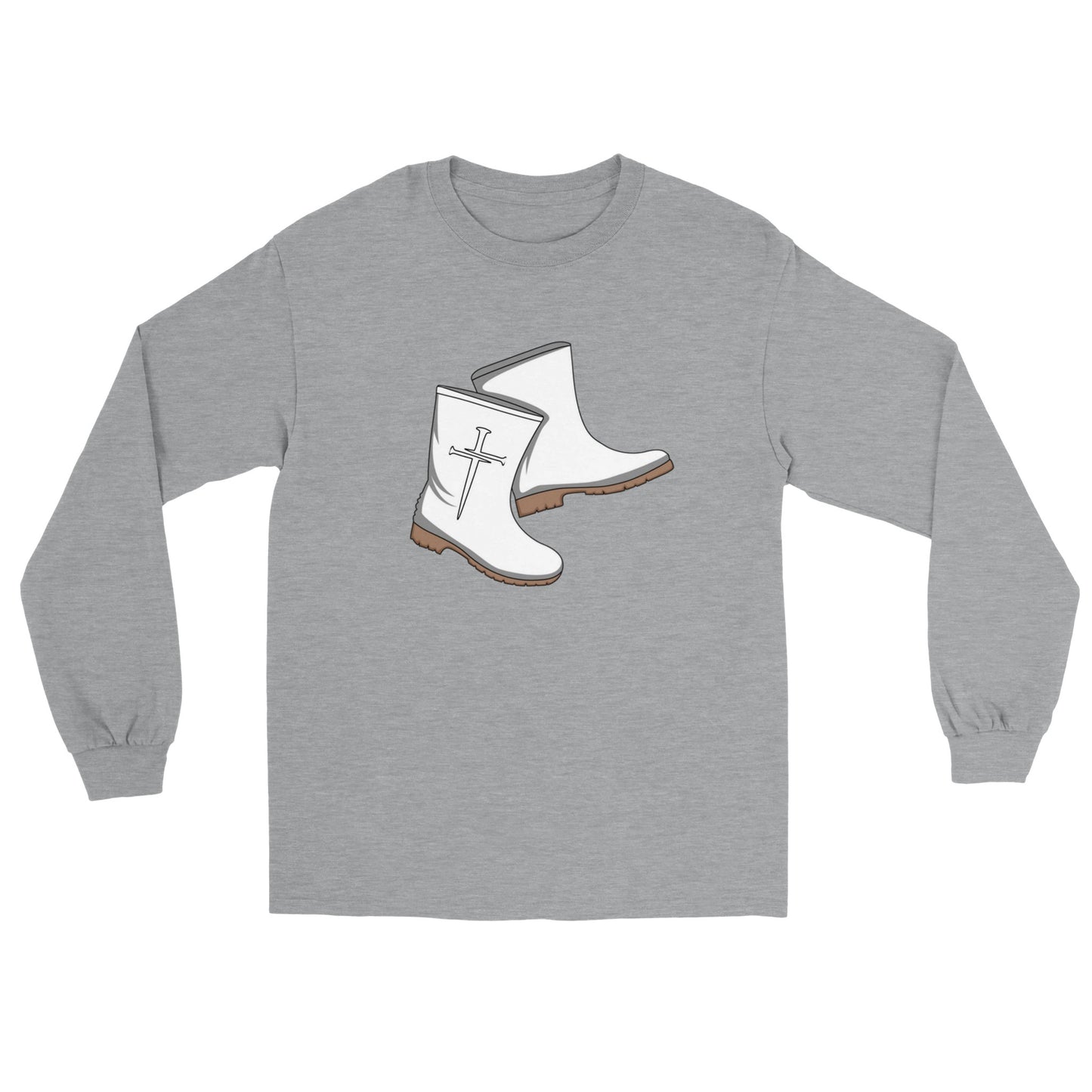 "3 Nails Cross" Classic Unisex Long sleeve T-shirt