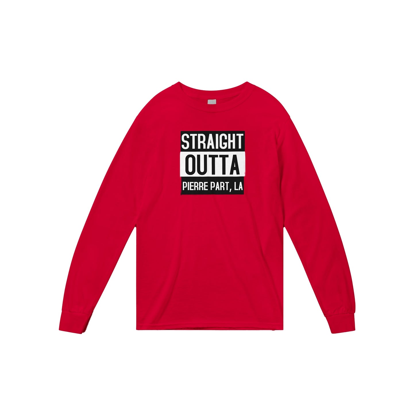 "Straight Outta" Classic Unisex Long sleeve T-shirt