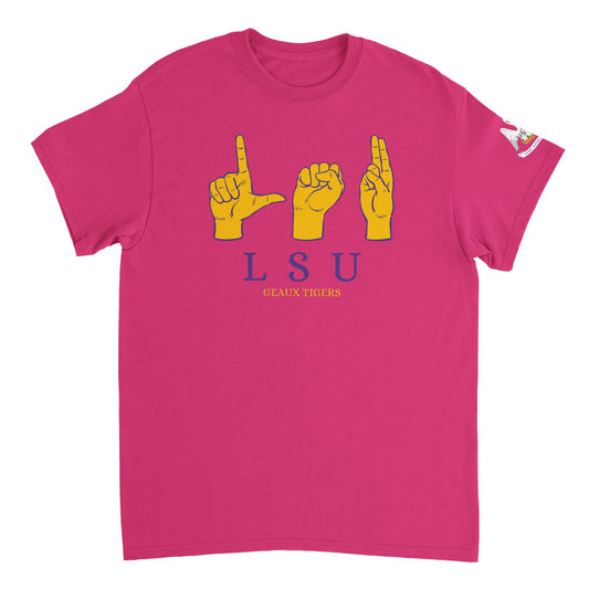 ASL LSU Heavyweight Unisex Crewneck T-shirt